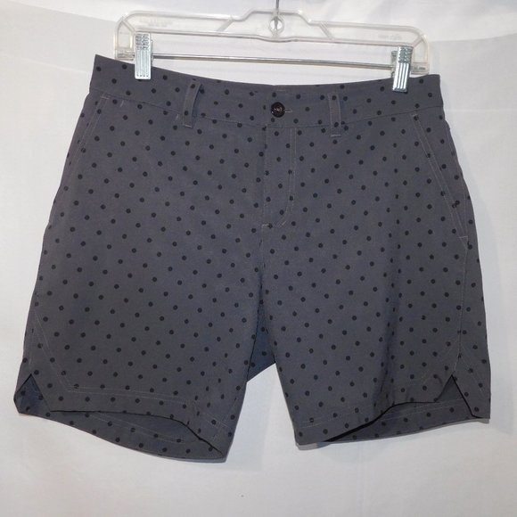Hudson Bay Company Team Canada GOLF Womens 6 Shorts Gray black Polka Dot - Picture 1 of 9